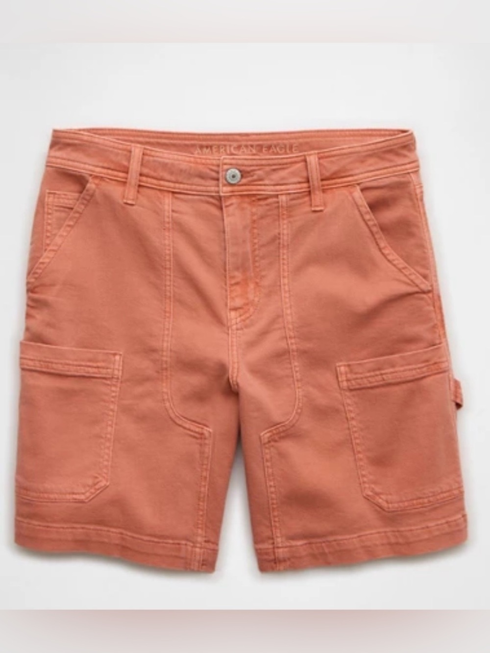 American Eagle Outfitters Orange/Peach Cargo Shorts